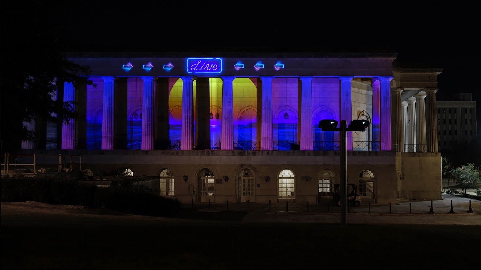 Video Mapping on Macon's Municipality Building — photo 1