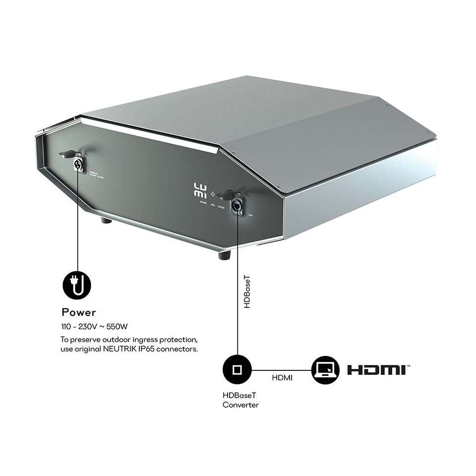 HDBaseT projector connection